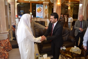 لقاء رئيس ديوان الوقف الشيعي سماحة السيد صالح الحيدري_1