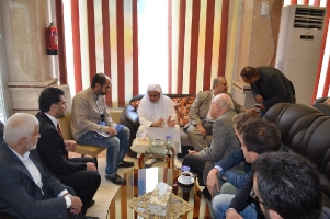 لقاء رئيس ديوان الوقف الشيعي سماحة السيد صالح الحيدري_5