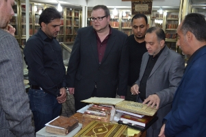 زيارة قسم المخطوطات الاسلامية مكتبة امير المؤمنين عليه السلام