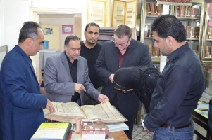 زيارة قسم المخطوطات الاسلامية مكتبة امير المؤمنين عليه السلام_9